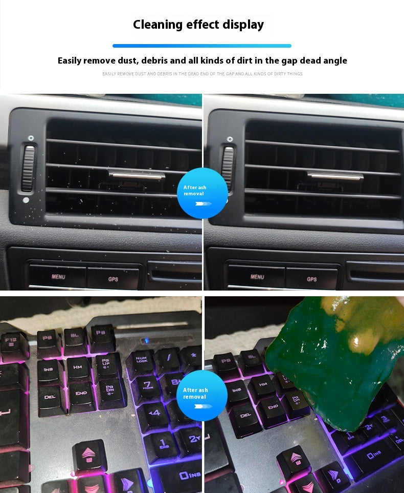 Car cleaning soft glue car dust removal glue computer cleaning mud keyboard mud magic dust removal glue car