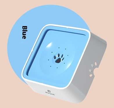 Pet water bowl floating bowl water bowl pet drinking fountain drinking bowl water feeder cat drinking fountain dog water bowl 2L