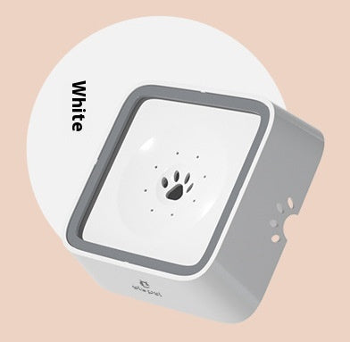 Pet water bowl floating bowl water bowl pet drinking fountain drinking bowl water feeder cat drinking fountain dog water bowl 2L