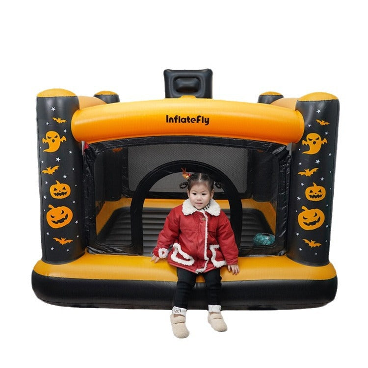 Yangtian Festival Inflatable Castle Children's Trampoline Indoor Small Household Trampoline Toy Family Naughty Castle Park